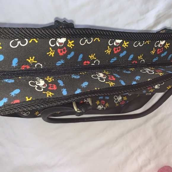 BNWOT Vintage Disney Mickey Mouse Tote / Shoulder Bag - Picture 7 of 9